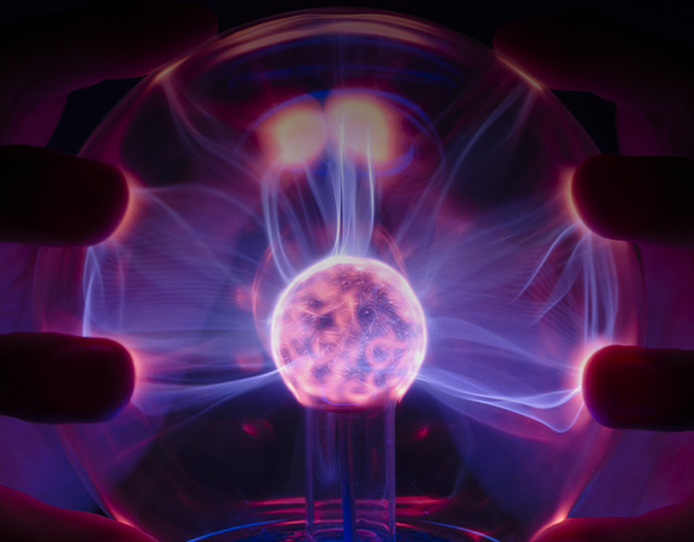 glowing plasma orb