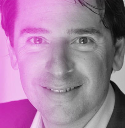 Peirre Boccon Liaudent with purple gradient