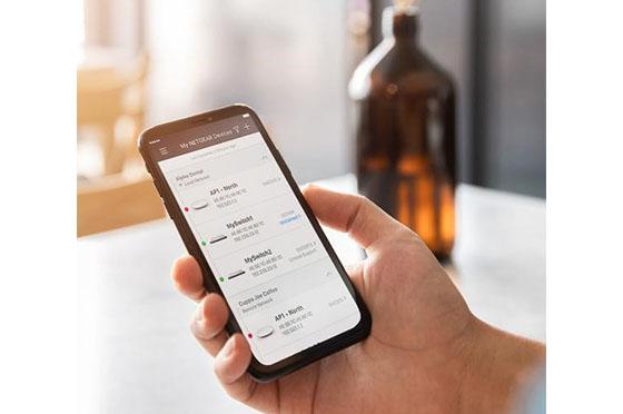 Aplikacja Netgear insight ekran