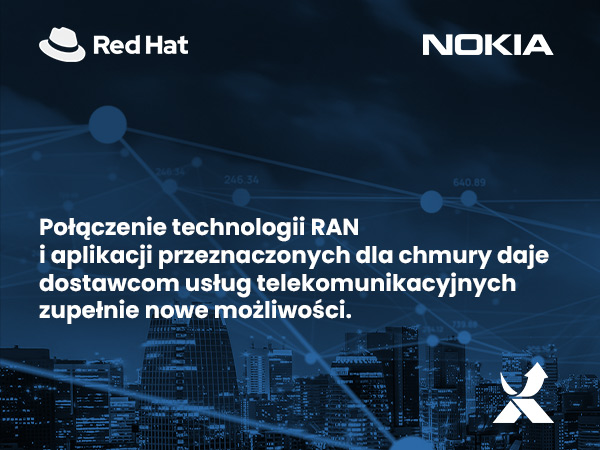 Nokia i Red Hat urzeczywistniają wizję chmurowej sieci RAN